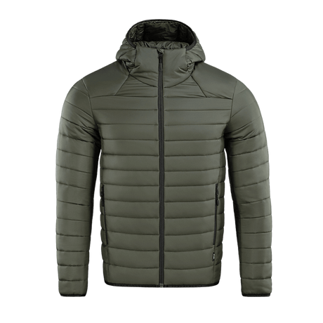 M-Tac Stalker Gen. III Primaloft Jakke i olivengrøn til mellemsæsonen, fremragende varmeisolering og minimalistisk design.
