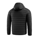 M-Tac Stalker Gen. III Primaloft Jakke set bagfra, sort jakke, minimalistisk design til mellemsæsonen, varm jakke med Primaloft isolering