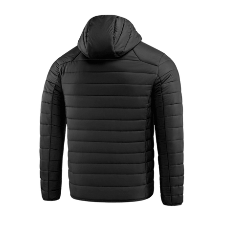 M-Tac Stalker Gen. III Primaloft Jakke set bagfra, sort jakke, minimalistisk design til mellemsæsonen, varm jakke med Primaloft isolering