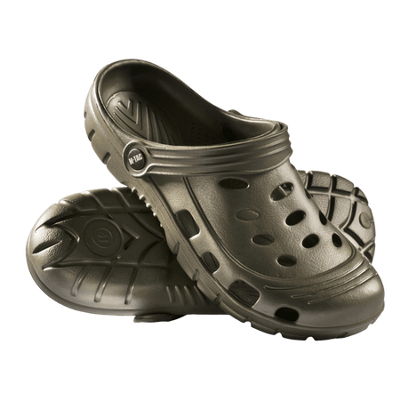 M-Tac Gummiclogs EVA i moderne design med støddæmpende EVA-sål og justerbar hælrem for komfortabel og sikker pasform.