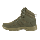 M-Tac Taktiske Sommerstøvler Iva i olivengrøn til komfort og ventilation i varmt vejr, ideel til taktiske opgaver og daglig brug.