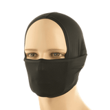 M-Tac Polartec Vent Tube Scarf som ansigtsmaske fremstillet af fugtafledende Polartec® Power Dry® materiale, bæres på mannequin.