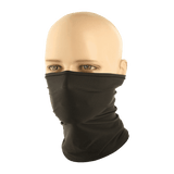 M-Tac Polartec Vent Tube Scarf båret som ansigtsmaske på mannequin, fugtafledende og funktionel til beskyttelse mod vind og kulde.