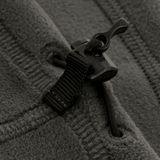 Nærbillede af M-Tac Anatomisk Tube Scarf med Snor Polartec, viser detaljer i fleece-materiale og snorlukning.