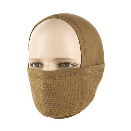 M-Tac Tube Scarf Polartec Power Grid i brun, multifunktionelt halsrør der beskytter mod vind og kulde.