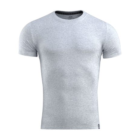 M-Tac T-Shirt 93/7 Summer i lysegrå farve, let og komfortabel, perfekt til sommerbrug, åndbart og elastisk materiale.