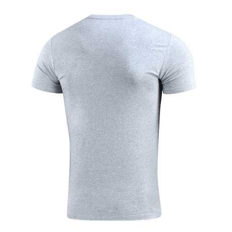 M-Tac T-Shirt 93/7 Summer i lysegrå, set bagfra. Komfortabelt og åndbart materiale, ideel til sommerbrug.