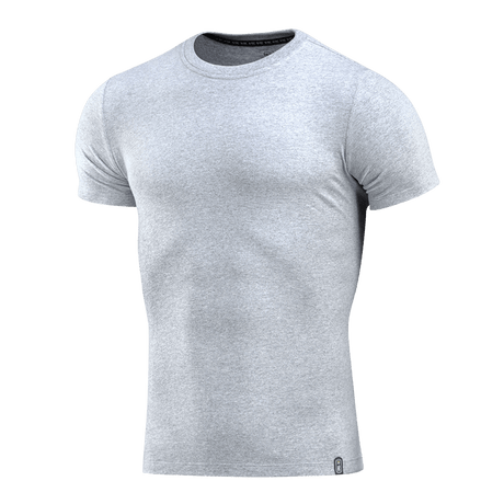 M-Tac T-Shirt 93/7 Summer i lysegrå farve, lavet af bomuld og elastan for optimal komfort i sommeren.