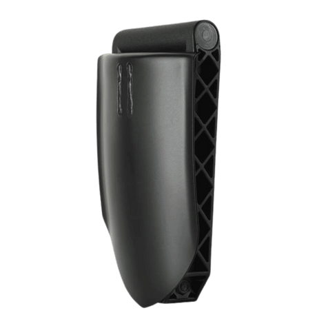 M-Tac Sammenklappelig Skovl med Etui i foldet tilstand, praktisk til camping og outdoor brug, nem at transportere og opbevare.