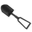 M-Tac Sammenklappelig Skovl med Etui til camping og outdoor med foldbart design for nem transport og alsidig brug som spade og hakke.