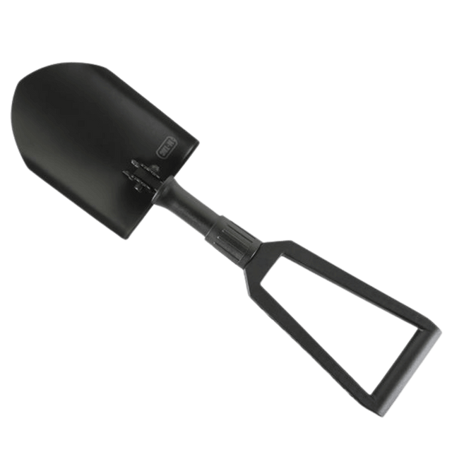 M-Tac Sammenklappelig Skovl med Etui til camping og outdoor med foldbart design for nem transport og alsidig brug som spade og hakke.