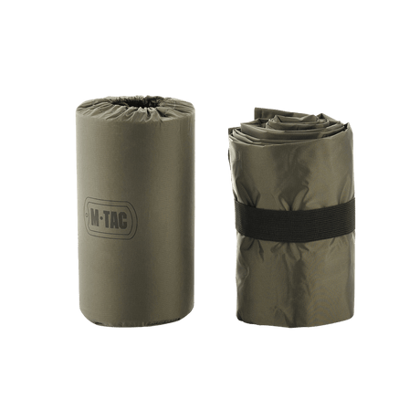 M-Tac Oppustelig Liggeunderlag 195x60 i kompakt form, letvægts og fugtbestandigt, perfekt til camping og overnatning i felten.