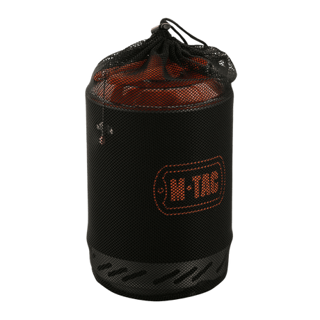 M-Tac Gasbrænder med Kedel pakket i kompakt kogebeholder til friluftsliv, perfekt til jagt og camping.