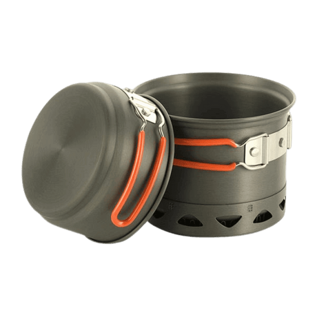 M-Tac Individuelt Kogesæt til Brænder i anodiseret aluminium, camping cookware designet til friluftsliv, let og holdbar konstruktion
