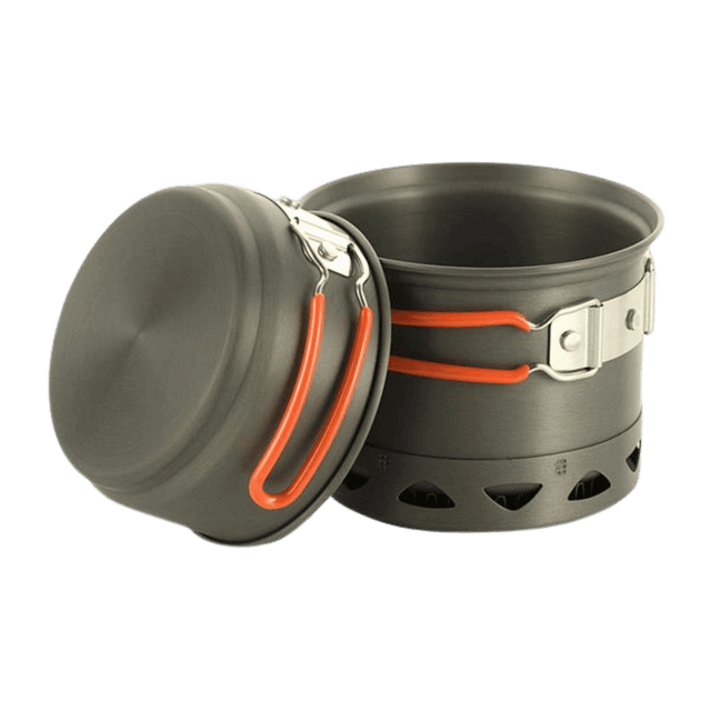 M-Tac Individuelt Kogesæt til Brænder i anodiseret aluminium, camping cookware designet til friluftsliv, let og holdbar konstruktion