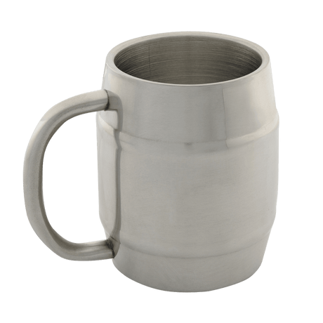 M-Tac Termokrus til Camping Øl – Rustfrit Stål med dobbeltvæggede isolering og kromfinish, 450 ml egnet til outdoor brug.