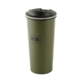 M-Tac Termokop 450 ml med Ventil i grøn, praktisk rustfrit stål kop til varme eller kolde drikke med ventil for nem brug.