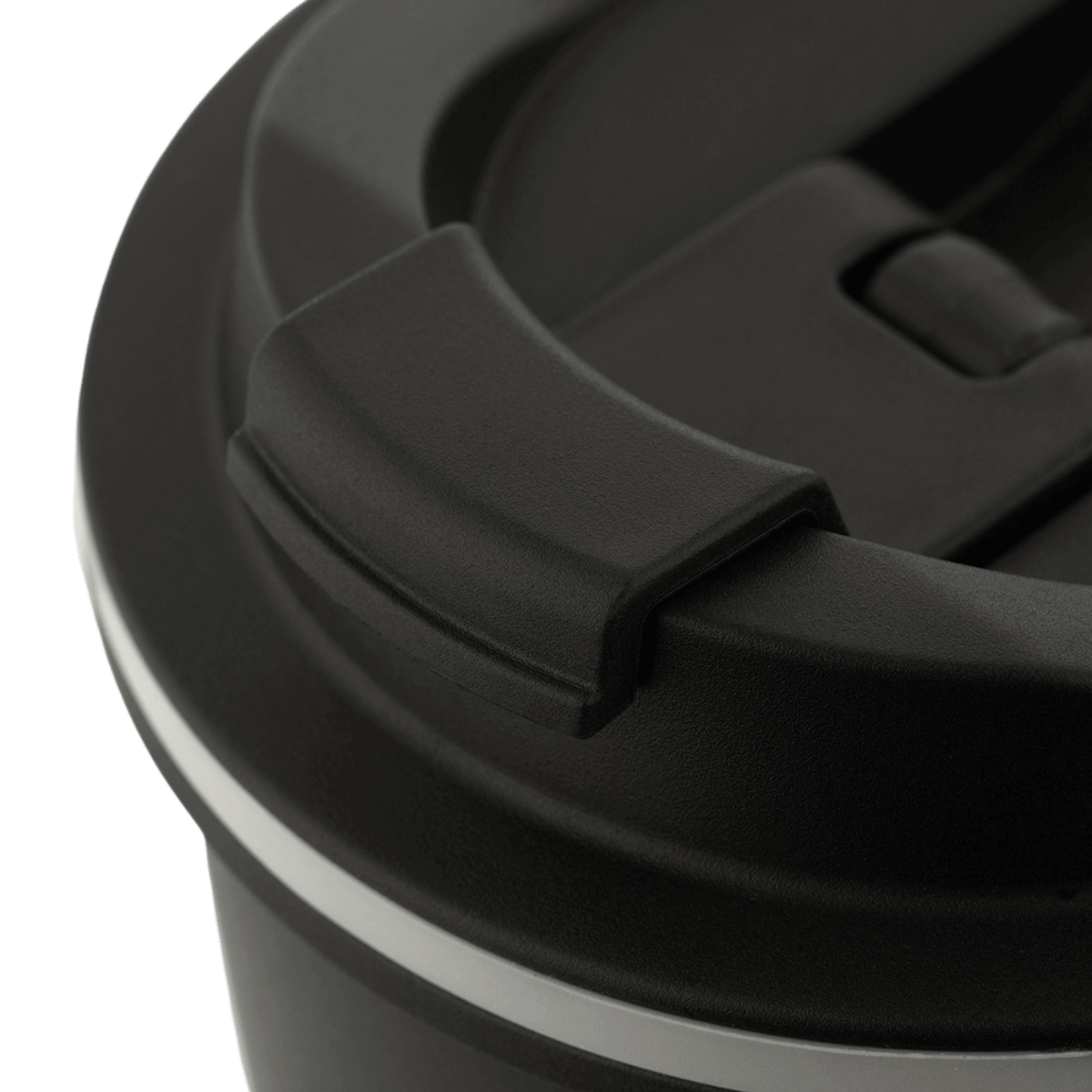 Låg af M-Tac Termokop 450 ml med Ventil, tætning og tud designet for nemme drikkeoplevelser uden spild, perfekt til varme eller kolde drikke.