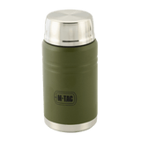 M-Tac Termoflaske 750 ml med Folde-ske i rustfrit stål, ideel til camping og vandreture