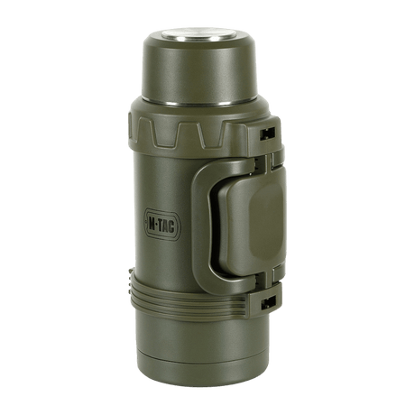 M-Tac Termoflaske 1,6 L i Rustfrit Stål ideel til camping og picnic, dobbeltvægget og lavet af holdbart rustfrit stål, holder drikkevarer varme.