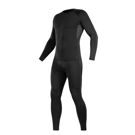 M-Tac ThermoLine Termoundertøj designet til komfort og termoregulering i sort farve til sport og fysisk aktivitet.