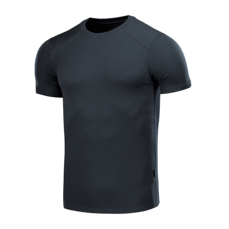 M-Tac Sweat-Wicking T-Shirt Gen.II i sort, letvægts polyester, designet til komfort, åndbarhed og hurtig tørring til aktiv livsstil.