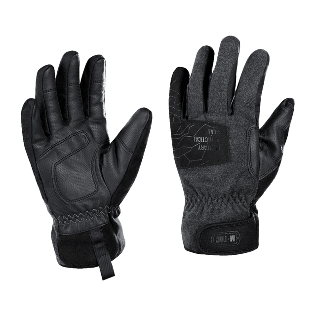 M-Tac Vinterhandsker Extreme Tactical med gummibelagte håndflader og justerbare manchetter til vinterbeskyttelse og stærkt greb.