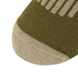 M-Tac Coolmax XLong Sokker – Komfort og Åndbarhed detaljebillede af sokkespidsen med elastisk materiale for termoregulation.