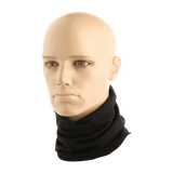 M-Tac Tubehalstørklæde i Merinould i sort på mannequin, multifunktionelt, perfekt til varmeisolering og fugttransport.