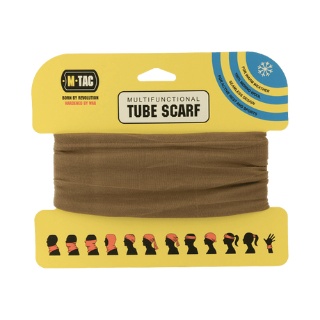 M-Tac Tubehalstørklæde i Merinould indpakket, multifunktionelt tubehalstørklæde til forskellige anvendelser