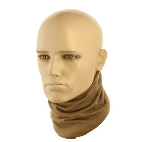 M-Tac Tubehalstørklæde i Merinould på mannequin, multifunktionelt tøj lavet af 100% merinould, perfekt til isolering og fugttransport.