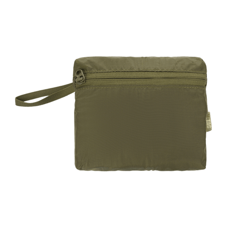 M-Tac Rygsækcover Large i olivengrøn nylon med bærestrop og lynlås, holdbart og vandafvisende cover til rygsække op til 60 liter.