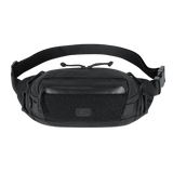 M-Tac Bæltetaske Gen.II i sort 600D polyester med lynlåse og justerbar rem til skulder eller bælte, perfekt til praktisk opbevaring.