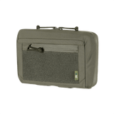 M-Tac Admin Pouch Large Elite Gen.II fremstillet af holdbart Cordura 500D, grå med lynlåslukning og Velcro-panel til patches.