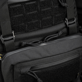 M-Tac Admin Pouch Large Elite Gen.II i sort Cordura 500D med AquaGuard lynlåse og velcropanel til modultilbehør.