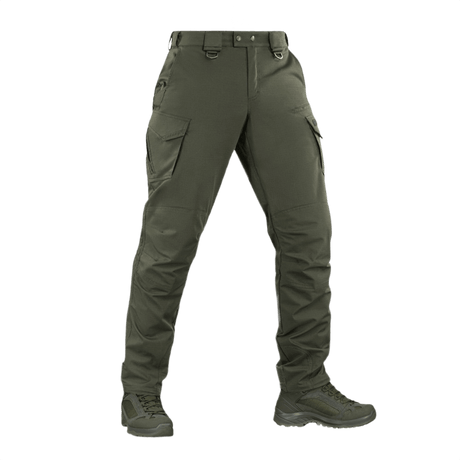 M-Tac Aggressor Special Edition Bukser i fleksibelt polyester og bomuld med elastisk talje og YKK-lynlås, perfekt til outdoor-brug.