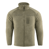 M-Tac Battle Fleece Polartec Jakke til hverdagsbrug, ideel til militær og politi, i holdbart polyester og anatomisk design.