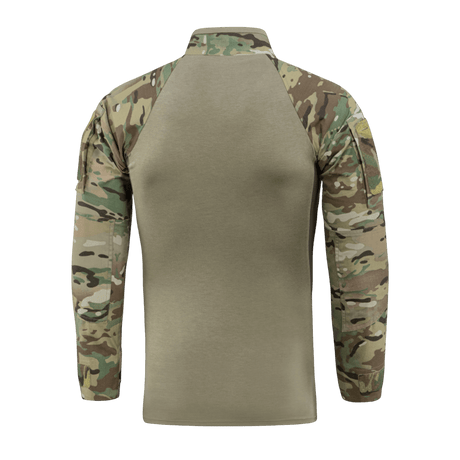 M-Tac Combat Shirt Gen.II Pro NYCO Extreme set bagfra, designet til taktik med slidstærke materialer til sommerbrug.
