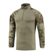 M-Tac Combat Shirt Gen.II Pro NYCO Extreme designet til sommerbrug med komfort og slidstyrke, camouflageærmer, forsidebillede.