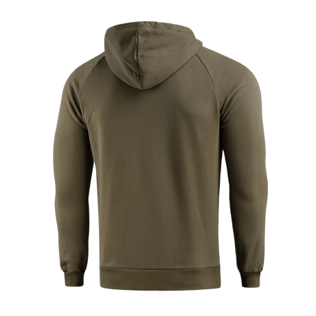 M-Tac Cotton Raglan Hard Hoodie i 100% bomuld med stilfuld rygdesign og hætte, perfekt til efterår og vinterbrug.