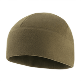 M-Tac Watch Cap Elite Fleece Beanie Hat i fleecemateriale, let og varm til koldt vejr, perfekt til taktisk brug og vinteraktiviteter, brun farve