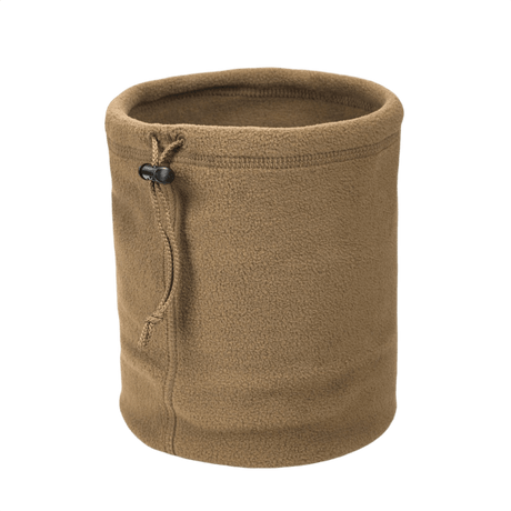 M-Tac Fleece Neck Gaiter med Snor i beige, justerbar snor for pasform, alsidigt koldt vejrs tilbehør