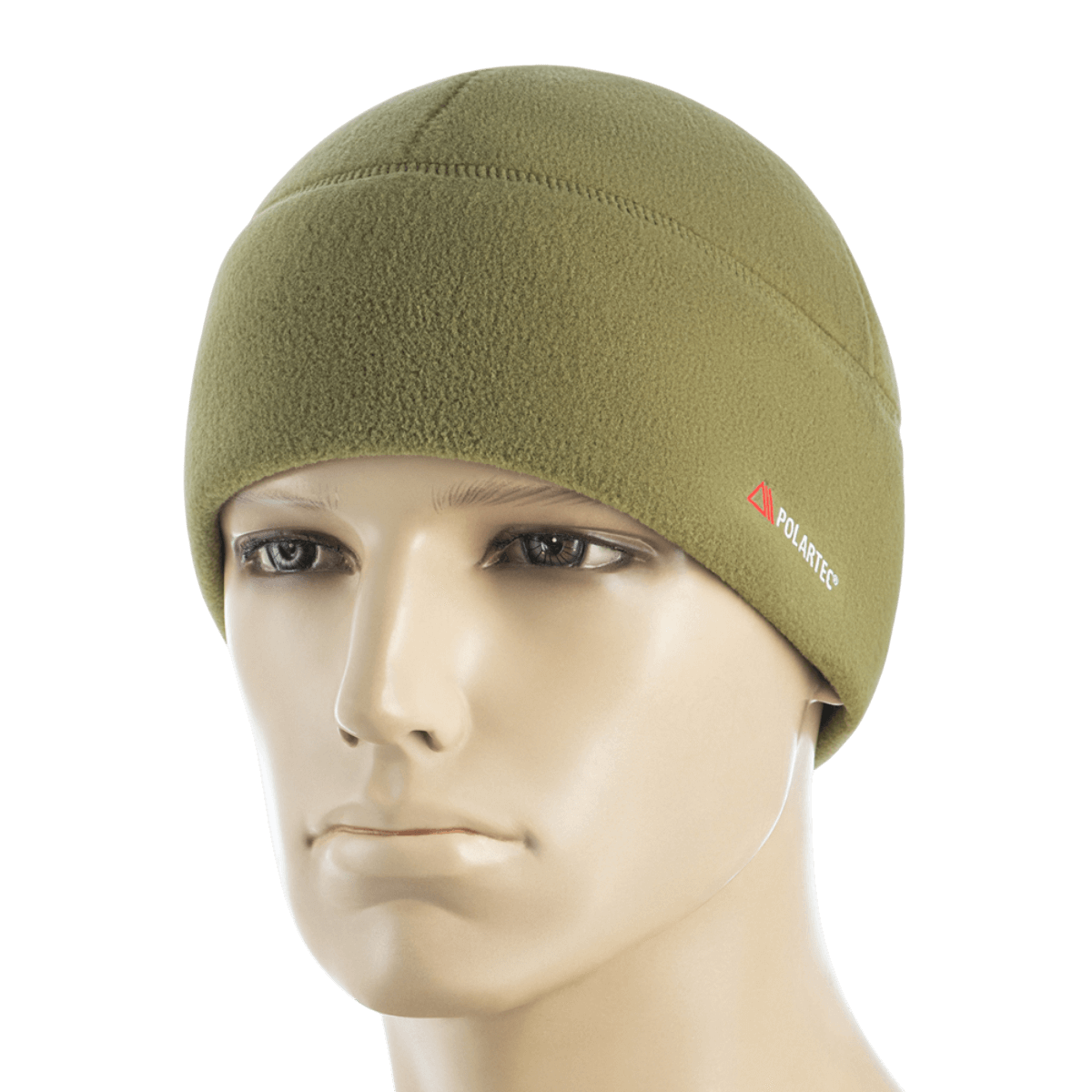 M-Tac Fleece Polartec Watch Cap i olivengrøn, let og varm hue lavet af slidstærk Polartec 200 Series fleece til udendørs brug.