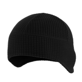 M-Tac Fleece Rip-Stop Hjelmhue Gen.II i sort, varmeisolerende hat med anti-pilling, perfekt til koldt vejr. Lavprofil design til hjelme.