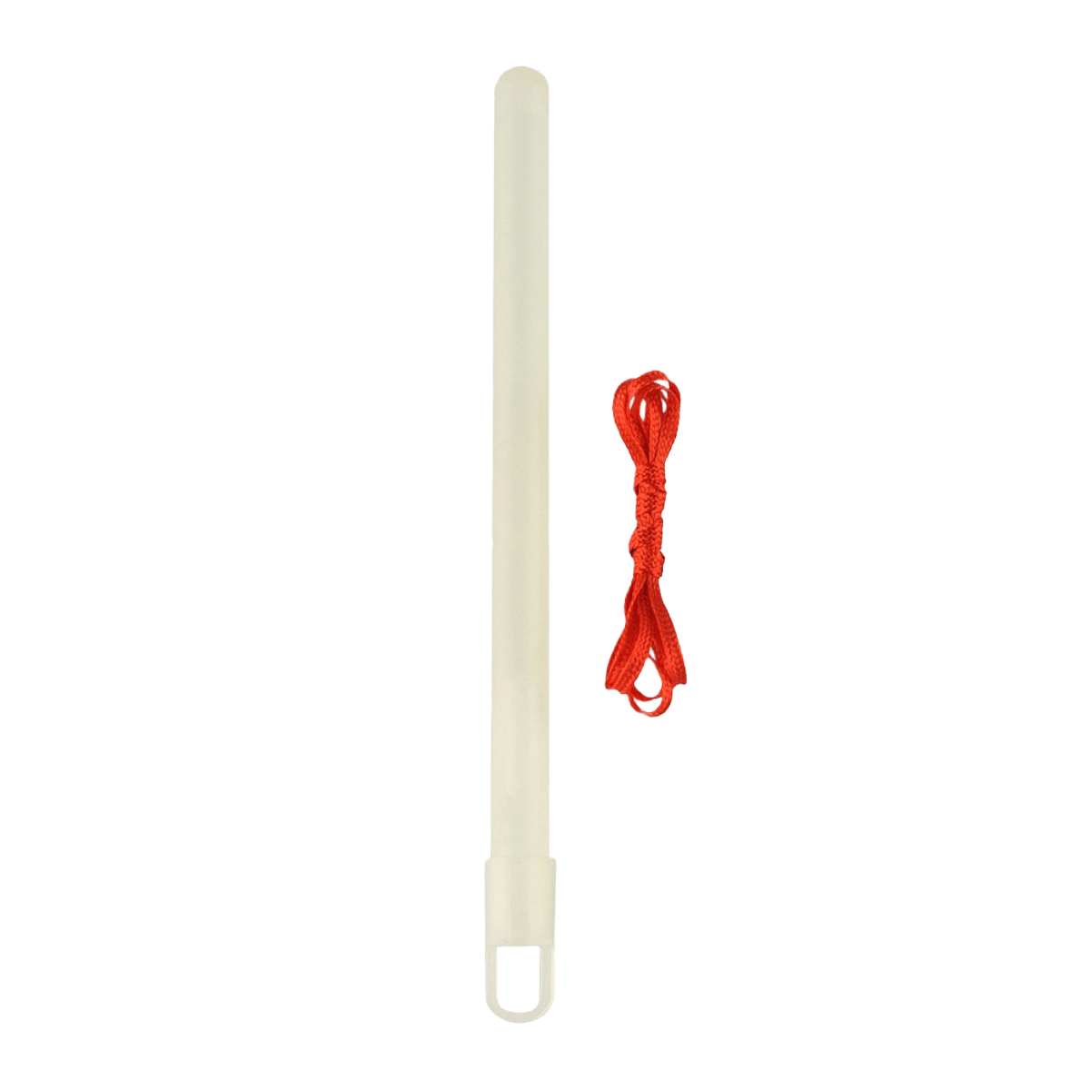 M-Tac Glow Stick 15 cm lyskilde med inkluderet snor, sikker og ikke-giftig, perfekt til mørke områder og signalering, op til 24 timers belysning.