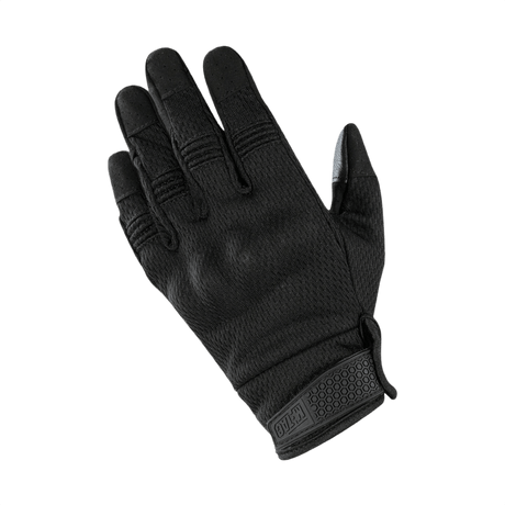 M-Tac Handsker A30 i sort med touchscreen-funktioner, åndbart mesh og PVC-forstærkning til skydning og træning.