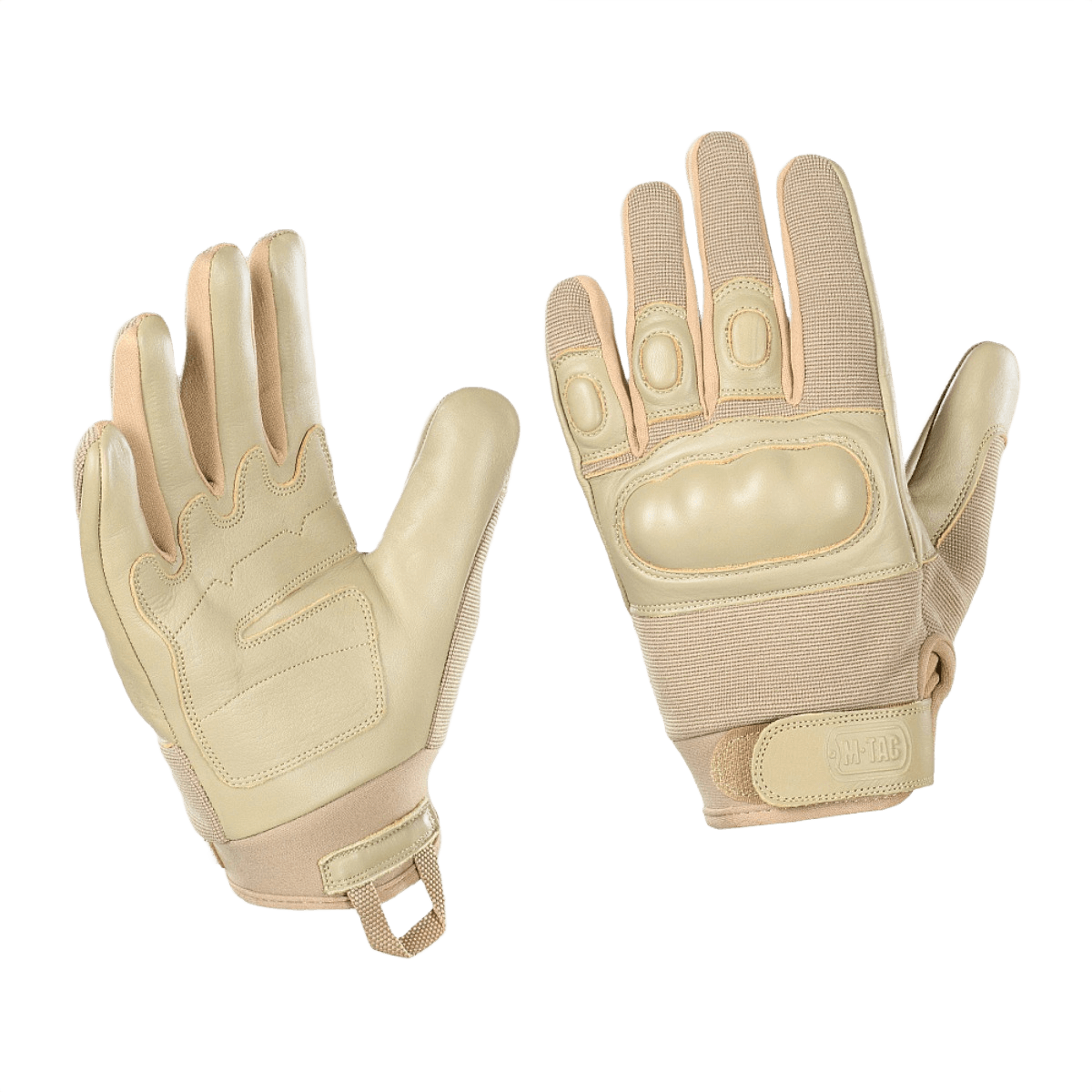 M-Tac Handsker Assault Tactical Mk.4 med forstærket læderhåndflade og justerbar velcro for sikker pasform.