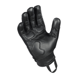 M-Tac Handsker Police Gen.2 taktiske handsker i læder med polstrede håndflader og Velcro, designet til sikkerheds- og politibrug.