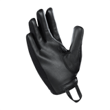 M-Tac Handsker Police i læder og syntetisk materiale, designet til politi og sikkerhed med velcro og polstrede zoner for komfort.