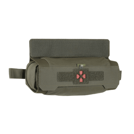 M-Tac Horizontal Medical Pouch ROLL Elite i slidstærkt Cordura 500D designet til nem montering bag på plate carrier.